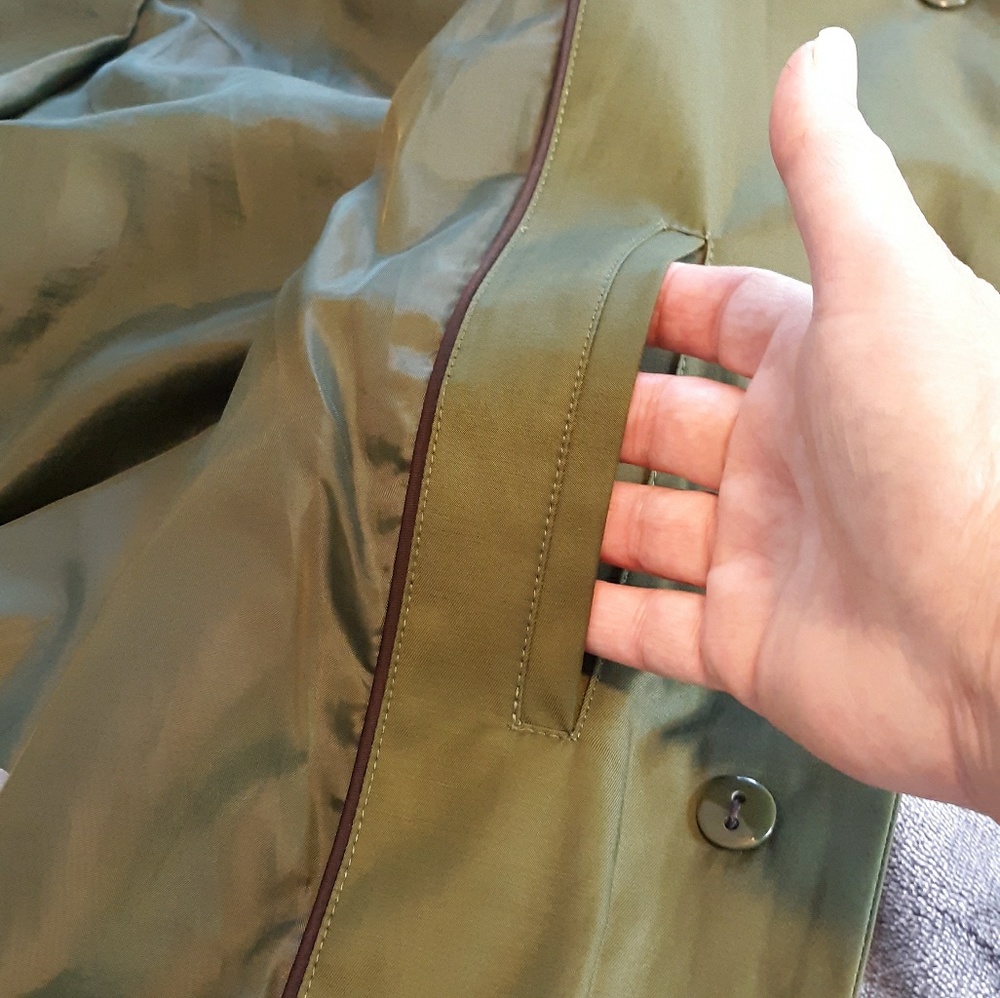 Button-Down Jacket By Gallery,Petite Medium - image 7